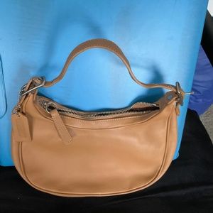 Coach classic tan leather small purse